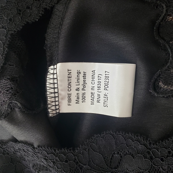 Princess Polly Aloura Spliced Black Lace Mini Dress - Picture 10 of 10